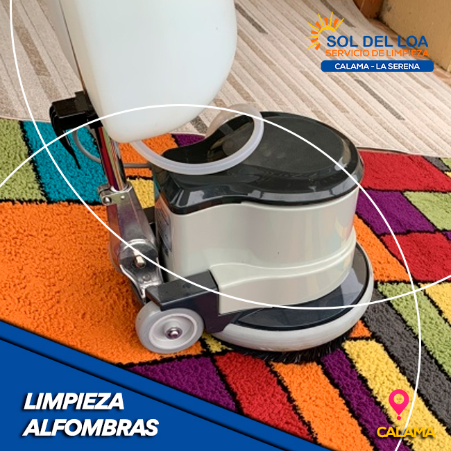 Servicio de limpieza - limpieza de alfombras decorativas en Calama