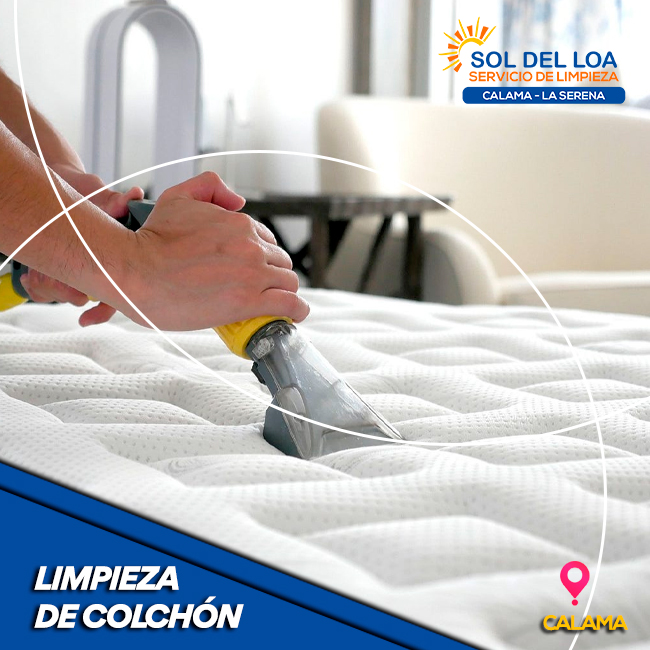 Servicio de limpieza - limpieza de colchón en Calama