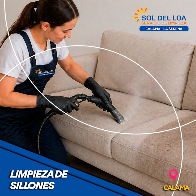 Limpieza de sillones en Calama
